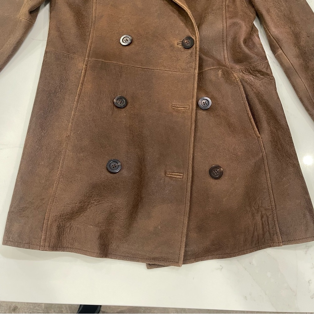 Sundance Brown Leather Women's Jacket - Picture 4 of 15